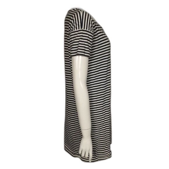 EVERLANE Tee Dress, S, Navy/white stripes, Short sleeves, Short/Mini, Casual - Picture 5 of 13